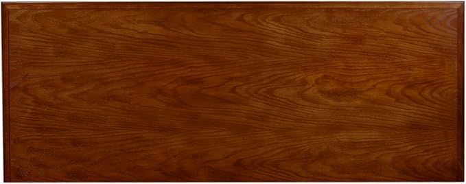 Leick Home 82350 Solid Wood Mission Oak Three Door TV Stand - Image 6