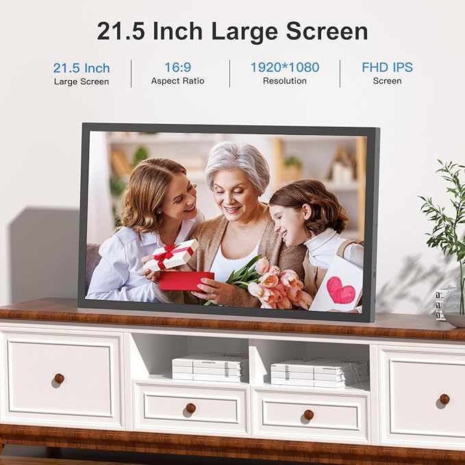 Large Digital Picture Frame 21.5 inch WiFi-Photo-Frame - Image 7