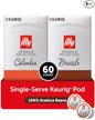 illy Coffee K Cup, Pods for Keurig Machines, Brasile & Colombia Single Origin by illy