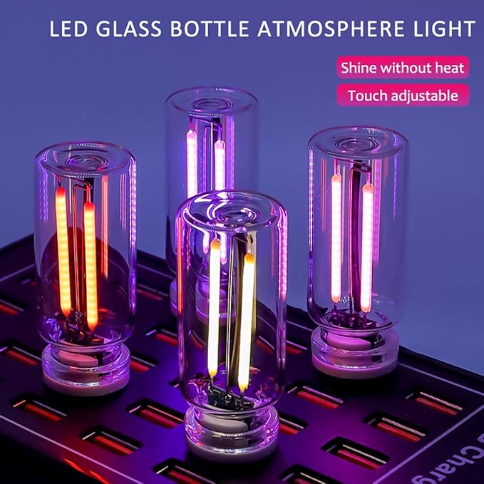 Car USB Night Light Bulb, Touch Dimmable Car Interior Ambient USB LED Lights - Image 6