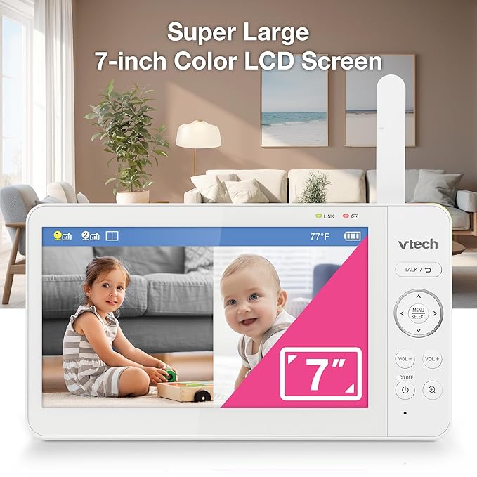 VTech 2-Cameras Video Baby Monitor - Image 3