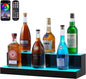VEVOR LED Lighted Liquor Bottle Display, 2 Tiers 24 Inch Commercial Illuminated by VEVOR