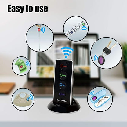 Key Finder with 100dB Loud Sound & 4 Receivers - Image 4