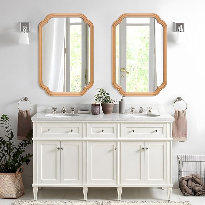 Wood Mirror for Bathroom - Image 2