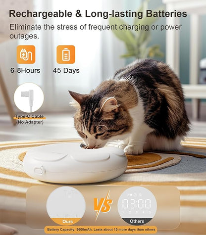 Casfuy Automatic Cat Feeder Cordless - Image 6