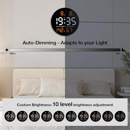 Brauthon Large Digital Clock for Classroom, Digital Classroom Clocks for - Image 4