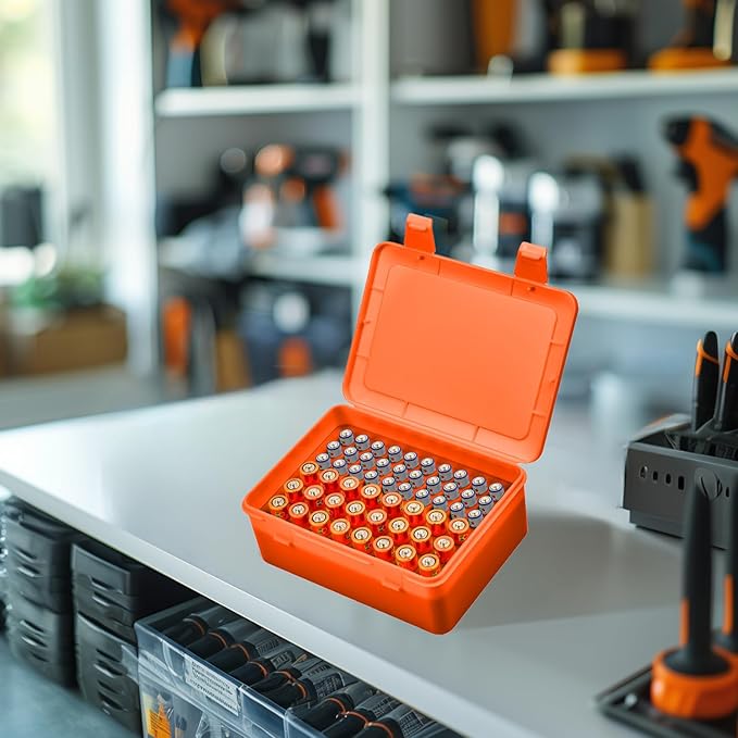 Battery Organizer Storage Box, Garage Case Holder - Image 7