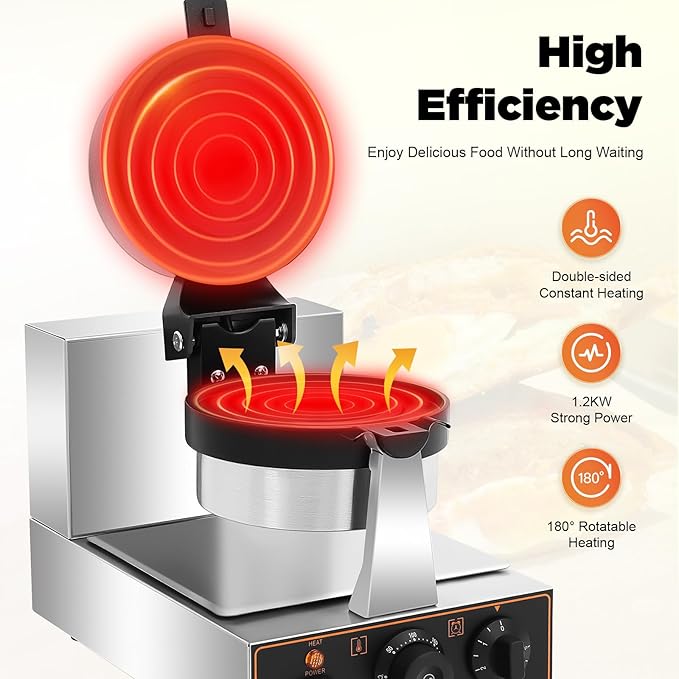 Commercial Electric Burger Panini Maker Machine, Non Stick Press Machine - Image 4