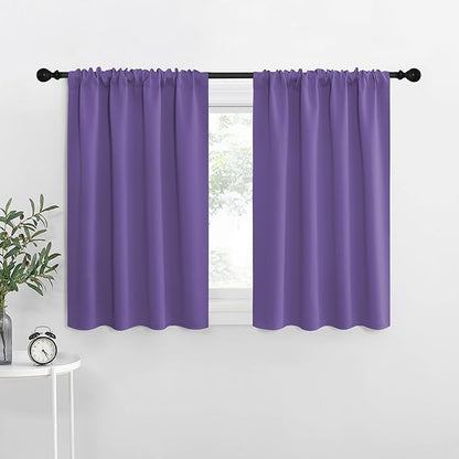 NICETOWN RV Bunk Curtains, Lilac Purple, 2 Panels, W42 x L30 -Inch, Kitchen by NICETOWN