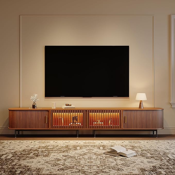 POVISON Sliding Tambour Door TV Stand - Image 2
