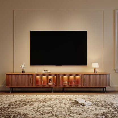 POVISON Sliding Tambour Door TV Stand - Image 2