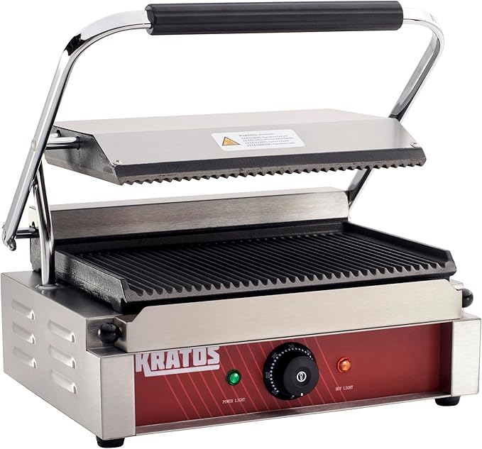 Kratos Commercial Electric Panini Sandwich Grill - Image 3
