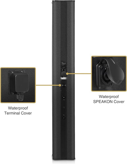 Sound Town Weatherproof Compact Aluminum Line Array Column Speaker - Image 4