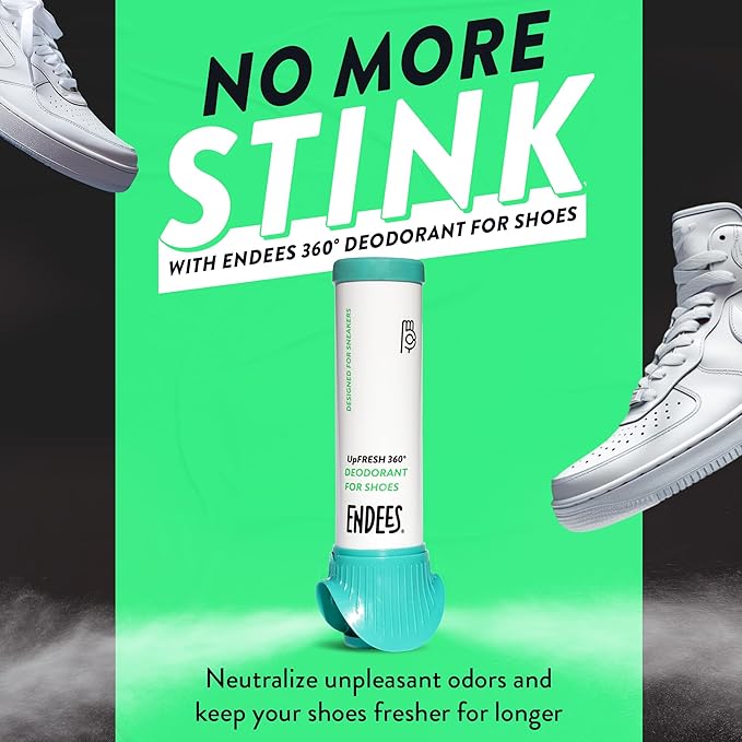 Endees UpFresh 360° Shoe Deodorizer Spray – 6 x 3.38 Fl Ozl I Foot Odor - Image 2