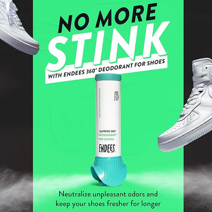 Endees UpFresh 360° Shoe Deodorizer Spray – 2 x 3.38 Fl Oz I Foot Odor - Image 2
