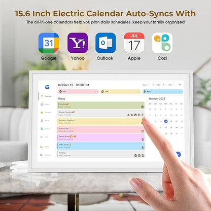 Digital Calendar, 15.6" Electronic Calendar - Image 2