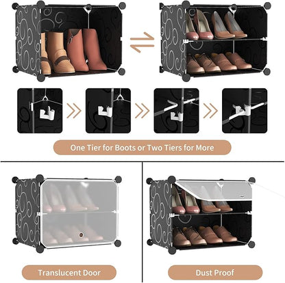 ROJASOP Portable 8-Tier Shoe Cabinet - Image 4