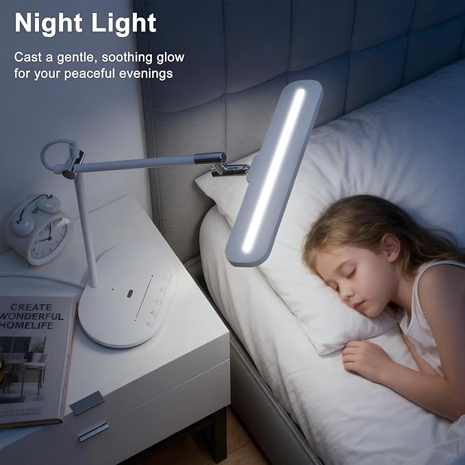 Newkana LED Desk Lamp with CRI 98, Advanced Eye-Caring Bright Desk Light - Image 9