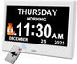 7'' Dementia Clock For Seniors, Large Display Digital Clock by Flyruit