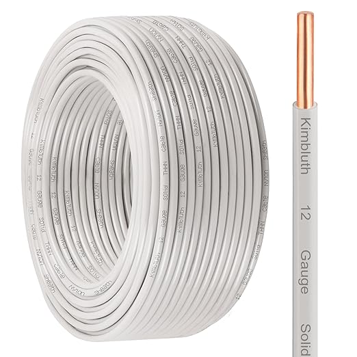 THHN Wire 12 Gauge 200 FT OFC Electrical Wire, 12 AWG Solid Copper Wire Rated by SimpleandPractical