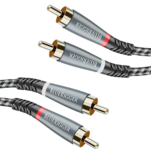 BlueRigger RCA Cable, 10FT- Compatible by BlueRigger