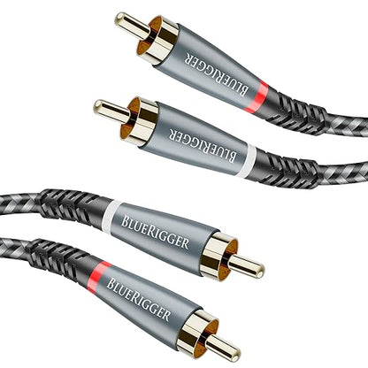 BlueRigger RCA Cable, 6FT- Compatible by BlueRigger