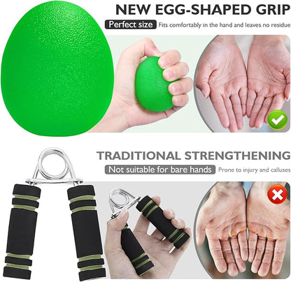 Peradix Hand Grip Strength Trainer, Stress Relief Ball, Wrist Rehab Therapy - Image 2