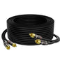 RCA Cable 10 FT, 2RCA to 2RCA Stereo Audio Cable, 【Zinc Alloy Shells, by Mygatti