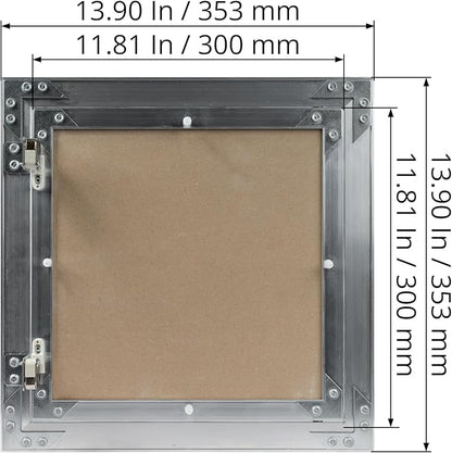 12" x 12" Inch Aluminum Drywall Access Panel - Image 6