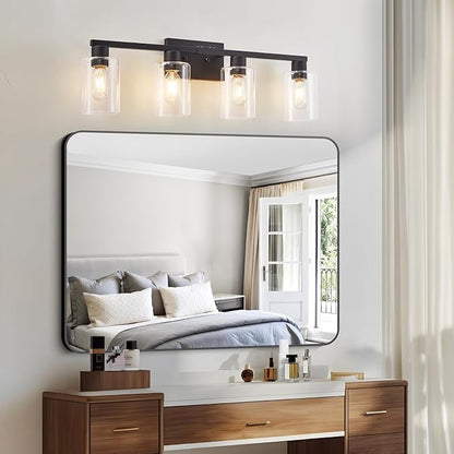 SOPEAS 4 Light Bathroom Vanity Light Fixtures, Bathroom Lighting Fixtures Over - Image 5