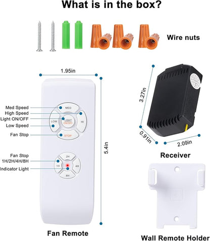 LPHUMEX Ceiling Fan Light Remote Control Kit - Image 7