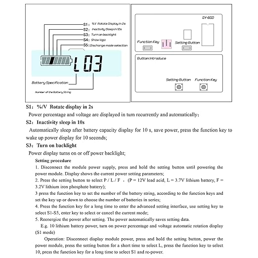 DC 12V 24V 36V 48V 60V 72V 84V Golf Cart Battery Meter - Image 6