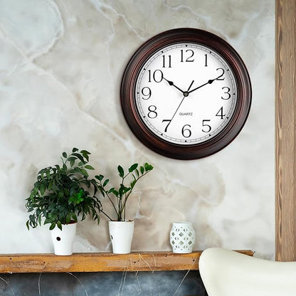KECYET 12 Inch Wall Clocks Battery Operated Silent Non-Ticking Wall Clock - Image 9