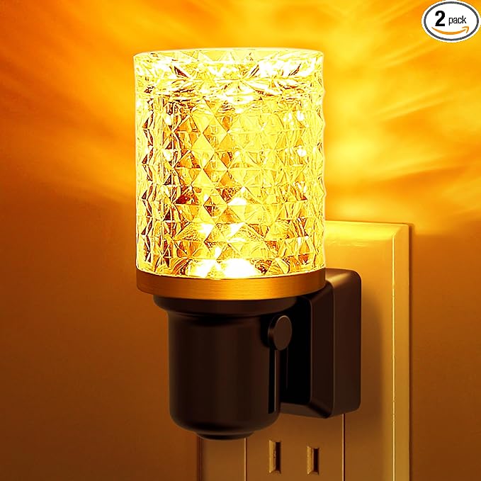 L LOHAS LED Night Light, 2 Pack Dimmable Night Lights Plug into Wall, Automatic by LLOHASLED
