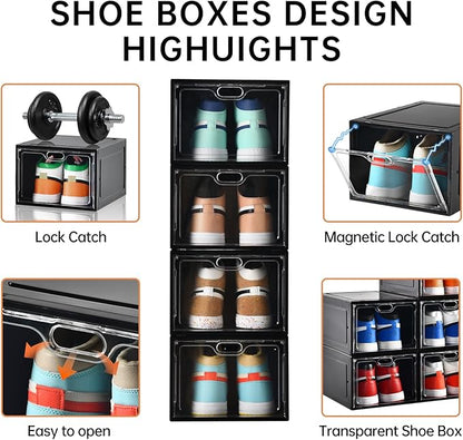 12 Pack Large Shoe Storage Box, Shoe Containers - Image 5