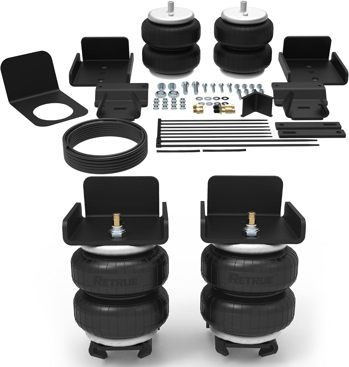 retrue rear air bags suspension kit compatible with, main product view