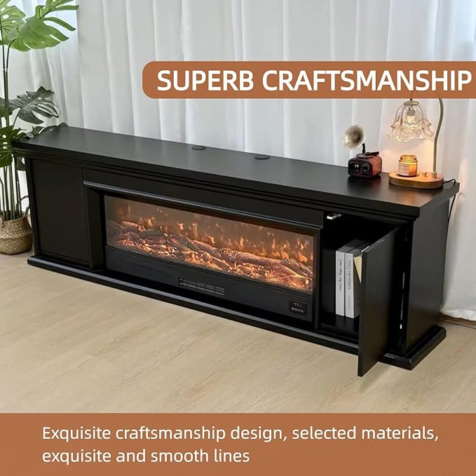 Freestanding Electric Fireplace Heater - Image 7