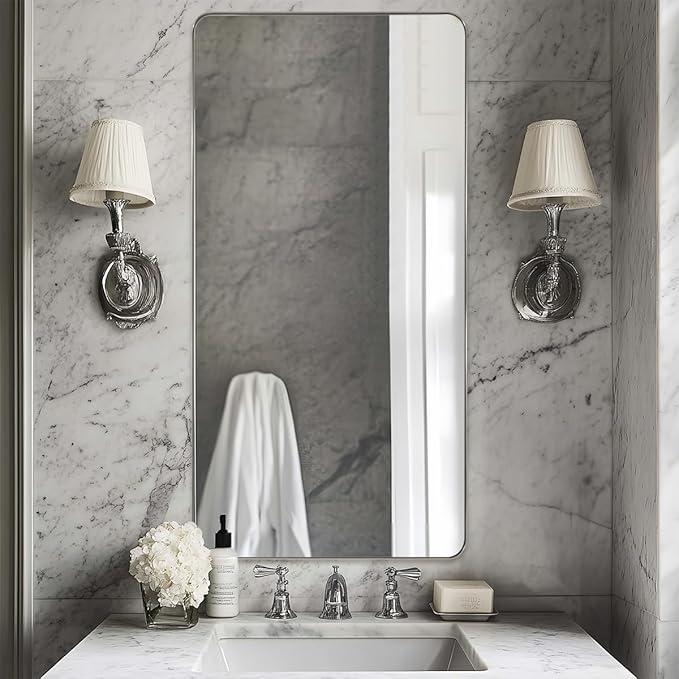 ANDY STAR Chrome Bathroom Mirrors by ANDYSTAR
