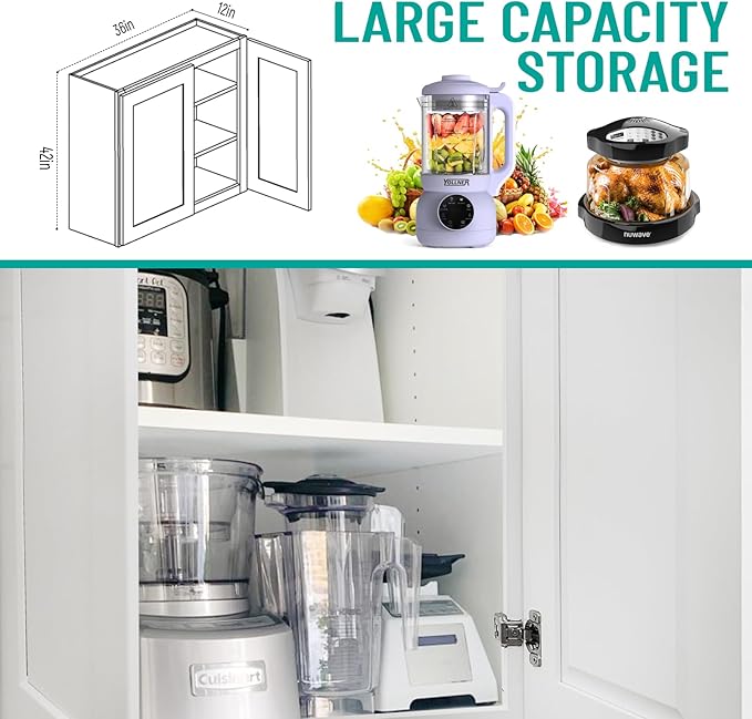Wall Kitchen Cabinets, RTA Cabinets, Wall Mounted, RTA Upper Cabinet, Modern - Image 9