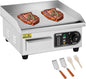 VEVOR Commercial Electric Griddle, 1700W Countertop Flat Top Grill, 14in by VEVOR