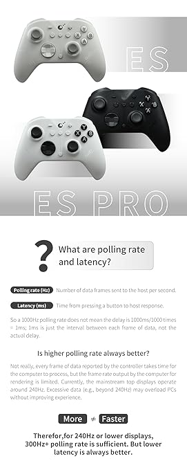 GuliKit ES PRO Fastest Wireless Controller – TMR Anti-Drift&Anti-Snapback - Image 9