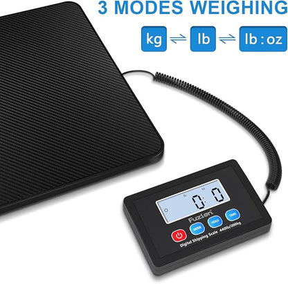 Fuzion Shipping Scale, 440LB x 10g High Accuracy Postal Scale, Hold/Tare - Image 4