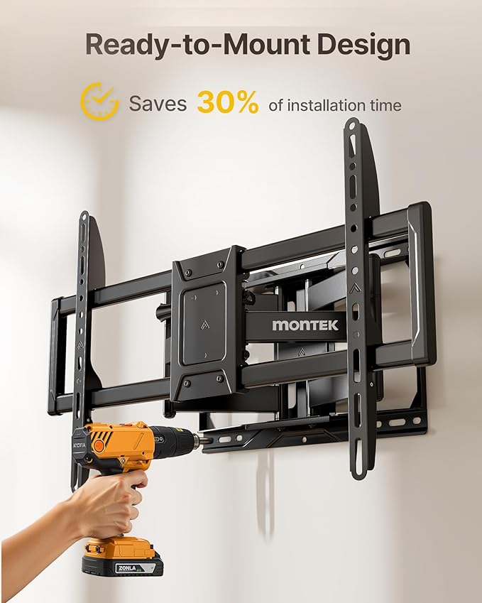 monTEK Heavy Duty TV Wall Mount - Image 9