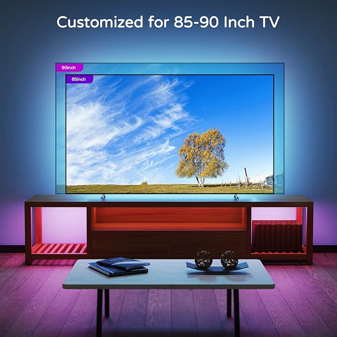 Led Lights for TV 82 85 86 90 95 Inches, 21Ft TV Led Backlight for TV Home - Image 2