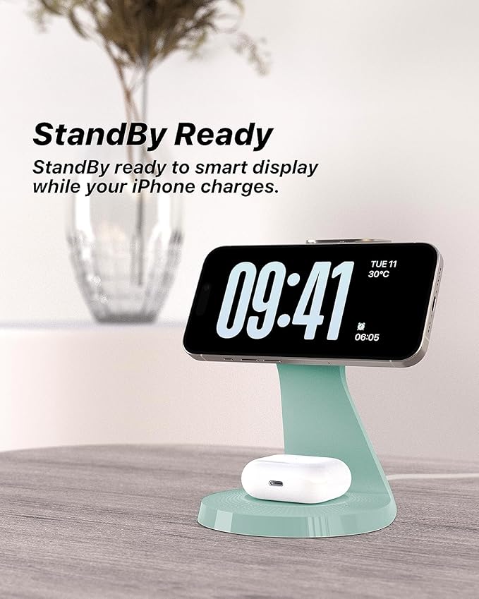 3 in 1 Charging Station for Apple Devices, Mag-Safe Charger Stand Fast Charging - Image 6