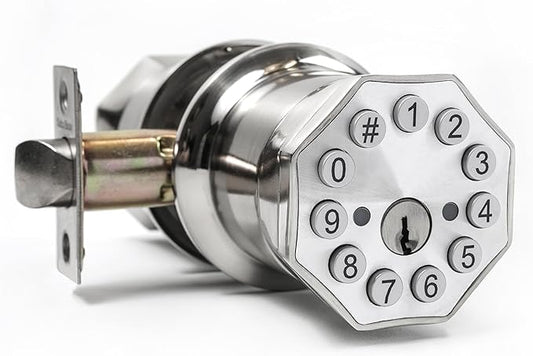Smart Door Knob with Keypad and Key, Digital Door Lock with Keypad, Keyless by JESSTTI