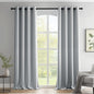Beauoop Grey 100% Blackout Curtains 96 Inch Long 2 Panels by Beauoop