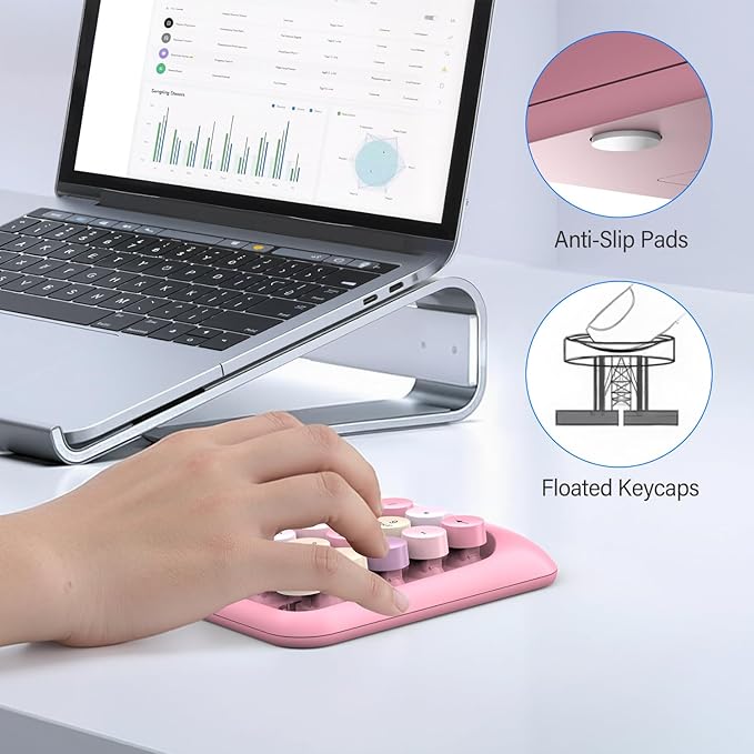 MOFII Cute Colorful Wireless Number Pad - Image 4