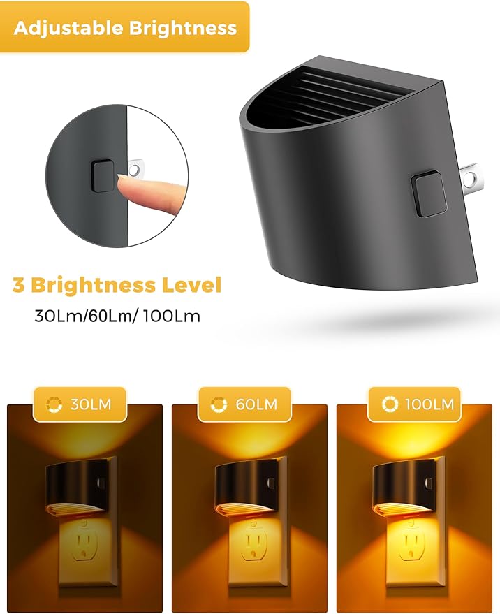L LOHAS LED Night Light 2 Pack, Night Lights Plug into Wall, Dusk to Dawn - Image 5