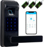 Harfo Smart Door Lock, Heavy Duty 5 in 1 Keyless Entry Door Lock, Full App by HARFO